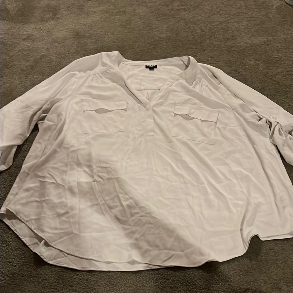 Torrid Elegant White Women's Blouse size 4